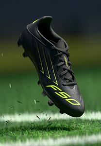 Кроссовки Adidas Performance F50 CLUB FIRM GROUND / MULTI GROUND FOOTBALL BOOTS, Core Black/Iron Metallic/Lucid Lemon/Black