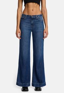 Расклешенные джинсы 7 for all mankind, синий