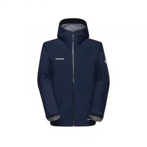 MAMMUT Мужская ветровка для походов водонепроницаемая и ветрозащитная, Deep Sea Blue/Marine