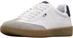 Мужские кроссовки Ben Sherman Glasgow с шнуровкой для повседневной носки - черные, белый/синий