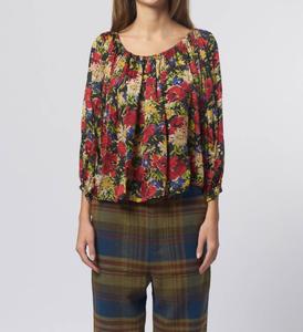 Топ Palmette Floral в скрытом саду THE GREAT, цвет hidden garden