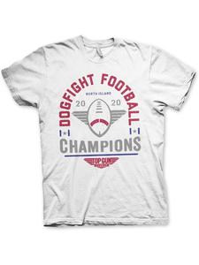 Футболка белого цвета TOP GUN