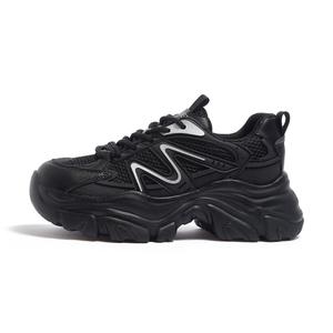 Кроссовки женские толстые низкие Camel, черный