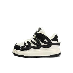 Детские кроссовки для скейтбординга Kids Low-top Black Jeep, черный/белый