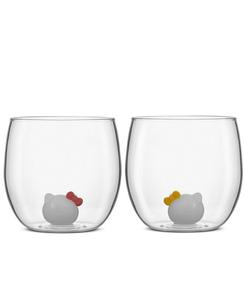 Набор из 2 коротких очков без ножки Sanrio Hello Kitty JoyJolt, Multi