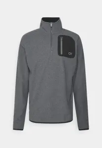 Флисовый джемпер planet с половинной молнией Calvin Klein Golf, Charcoal Marl
