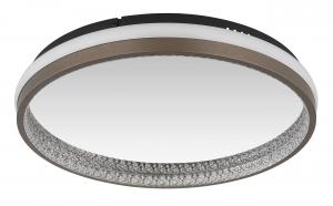 Светодиодный потолочный светильник DELLA 39,7/6 см Globo, прозрачный/черный/белый/темно-серый