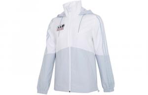 Куртка женская, бело-синий, цвет блокинг Adidas Neo