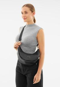 Сумка через плечо LEA SMALL Expatrié, металлик черный