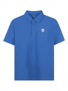 Рубашка-поло с логотипом Timberland Kids, синий