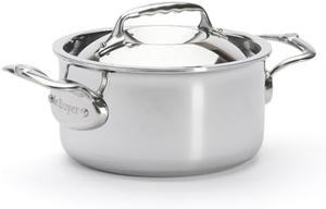 Кастрюля AFFINITY с крышкой De Buyer - 16 см - 3742.16, серебристый