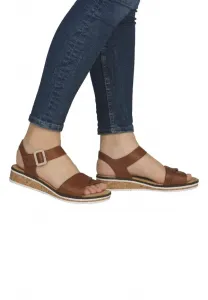 Сандалии на танкетке v3691 Rieker, Brun