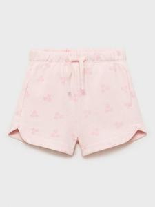 Детские хлопковые шорты Bingo с кулиской Mango, Pink