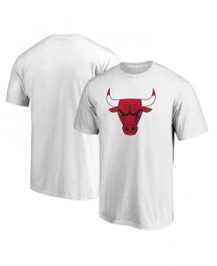 Мужская белая футболка с фирменным логотипом Chicago Bulls Primary Fanatics, белый