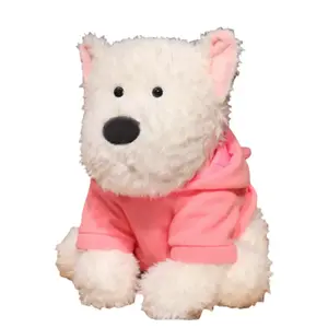 Милый плюшевый кукольный худи West Highland Puppy высота 24см/35см/45см 77 SEVEN DREAM, розовый
