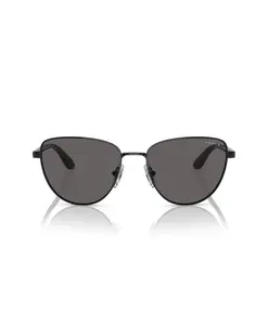 Ретро-Шикарные солнцезащитные очки в форме «кошачьих глаз» Vogue, черный