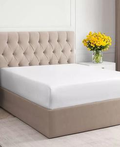 Стандартная простыня из микрофибры с двойной щеткой CGK Unlimited, белый