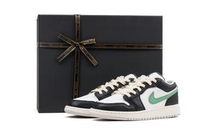 Jordan Баскетбольные кроссовки Air 1 с амортизацией, износостойкие, низкие, винтажные, унисекс, черные