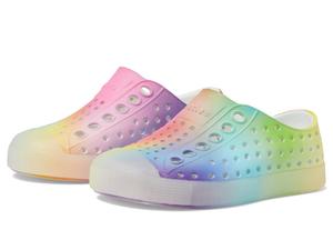 Кроссовки Native Shoes Kids Jefferson Print, Shell White/Translucent/Rainbow Blur