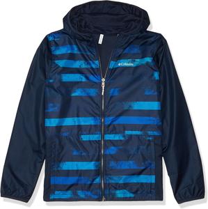 Двусторонняя куртка Columbia Baby Boys Pixel Grabber, Collegiate Navy Tie Dye Stripe