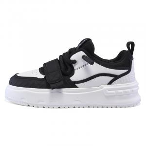 Амортизирующие противоскользящие износостойкие низкие повседневные туфли для мужчин Paco races, White Black