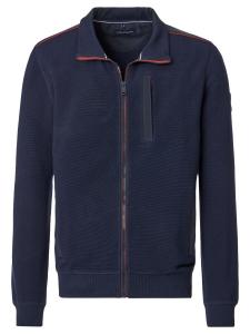 Толстовка с капюшоном на молнии CASAMODA Basic, темно-синий