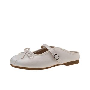 Aimilian Женские противоскользящие тапочки с закрытым носком - жемчужно-белые, цвет Pearl White