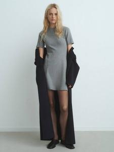 Платье-джемпер Domino Mini Mango, Medium Grey