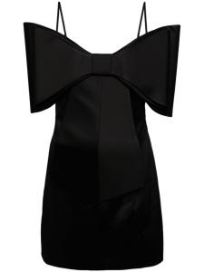 Платье мини из органзы Le Cadeau MACH & MACH, черный