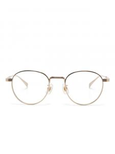 Очки в круглой оправе Dunhill, золотой