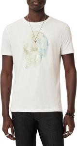 Футболка John Varvatos Watercolor Skull Tee KG6917S25, белый