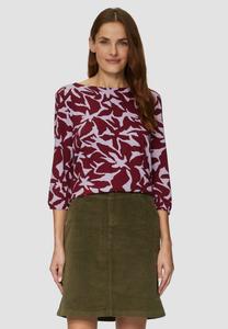 Топ с длинными рукавами s.Oliver, винно-красный