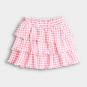 Юбка для девочки с цветочным принтом Jumping Beans, Classic Pink Gingham