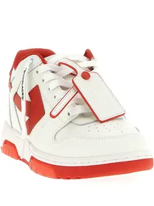 Кроссовки Out Of Office OFF-WHITE, красный