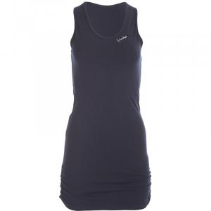 Длинный топ со сборками по бокам wtr15 Winshape, синий