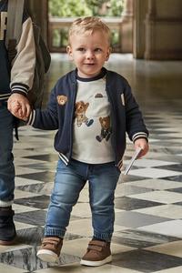 Детские джинсы мягкие деним джоггеры Mayoral, синий