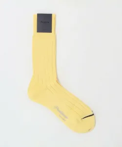 Носки в рубчик Partitura United Arrows, цвет Yellow