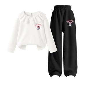 Детская повседневная спортивная одежда Disney, белый