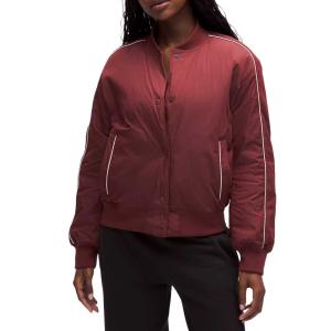 Пуховик Women's Lululemon, оранжевый/светло-слоновая кость