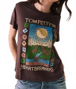 Футболка Tom Petty Strange Behavior Tour в цвете «Темный шоколад» Chaser