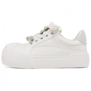 WENPU Женские белые легкие дышащие низкие кеды для увеличения роста, цвет White