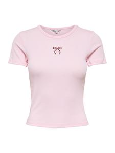 ONLY Футболка 'ONLELVA JUNE' в цвете Rose