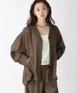 Льняный жакет CPO Jeanasis, цвет Brown (58)