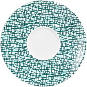 Блюдце Life Fashion Комбинированное блюдце 16,5 см Seltmann Weiden, Trendy petrol, weiß