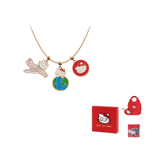 Daniel Wellington Alloy Resin Necklaces Women's DW/DanielWellington, [flight+earth+coin]pendant necklace