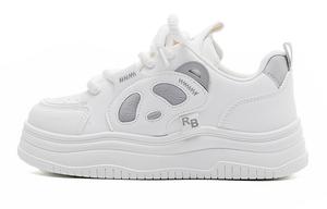 RENBEN Износостойкие легкие кроссовки для скейтбординга, увеличивающие рост, женские, бежево-серые