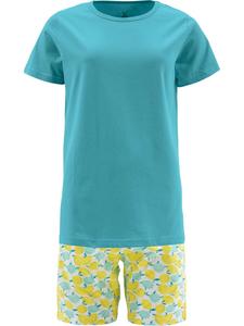 Erwin Müller Укороченная футболка-майка бирюзового цвета