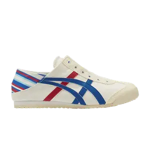 Кроссовки Onitsuka Tiger Mexico 66 Paraty White Classic Blue Stripes, белый