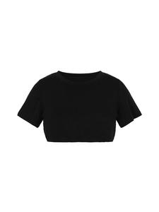 Топ myMo ROCKS Plus Size Crop Top, черный