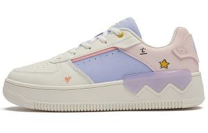 Кроссовки для скейтбординга женские с низким верхом белые/фиолетовые 361°